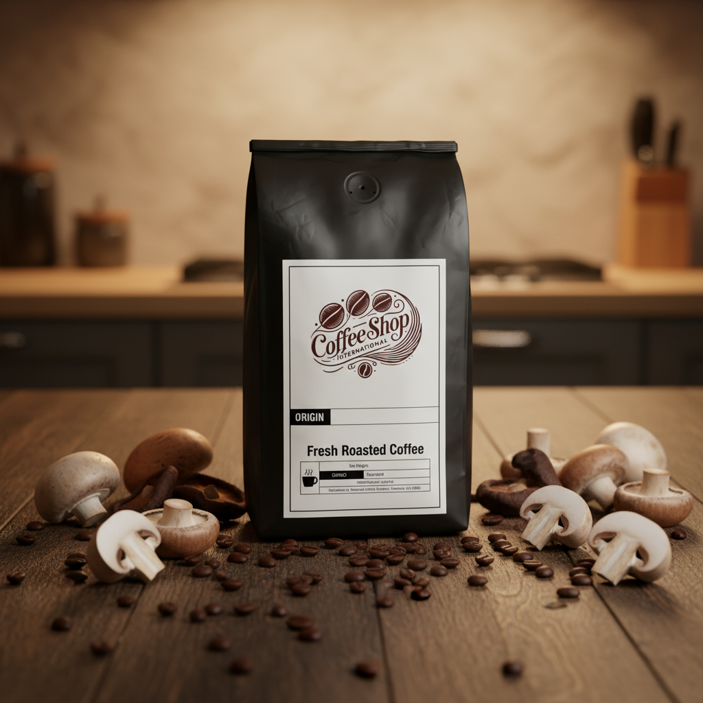 Coffee with Mushrooms Medium Roast
